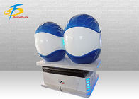 Two Seats VR Egg Cinema Machine + Vivulux VR Glasses Blue & White Color