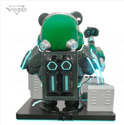 VR Panda Askeri 7 oyun, oyuncak dağıtıcısı, çoklu ödeme desteği ve arcade için özelleştirilebilir Panda tasarımı ile son teknoloji interaktif VR çekim makinesi