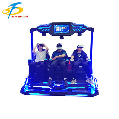 9D VR 3 Koltuklu Sineması 100'den fazla Film ve 15 Etkileşimli Oyunlu Çok kişilik Immersive VR Tiyatrosu, Deepoon VR Gözlükleri