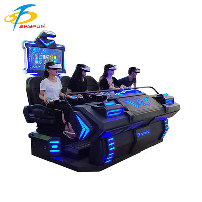 9D VR 4 Koltuklu Sineması 100'den fazla Film ve 15 Interaktif Oyunlu Çok kişilik Immersive VR Tiyatrosu, Deepoon VR Gözlükleri