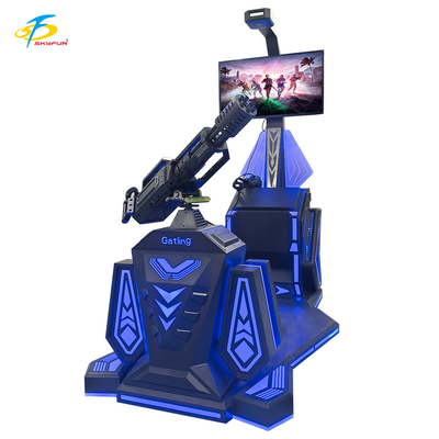 9D VR Gatling Atış Simülatörü – 42 İnç LCD Ekranlı, 5 Heyecan Verici Oyunlu HTC Vive VR Silah Oyunu