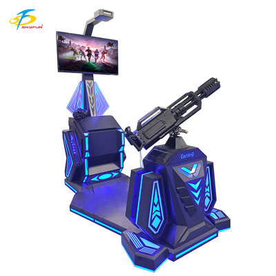 9D VR Gatling Atış Simülatörü – 42 İnç LCD Ekranlı, 5 Heyecan Verici Oyunlu HTC Vive VR Silah Oyunu