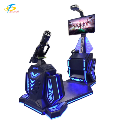 9D VR Gatling Atış Simülatörü – 42 İnç LCD Ekranlı, 5 Heyecan Verici Oyunlu HTC Vive VR Silah Oyunu