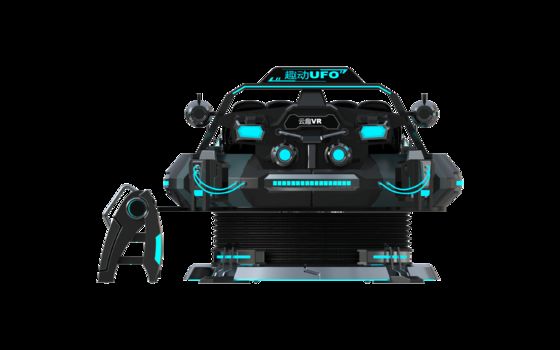 Özel FUN UFO 5 Koltuklu VR Sinema Simülatörü. Çok oyunculu 9 boyutlu VR Motion Ride DPVR Gözlüğü, 32 inçlik monitör, Güvenilir Sempre Wire Loop ve Büyük Hareket Sistemi ile.