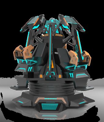 Eğlenceli Yıldız Kulesi 3 Kişilik VR Sinema Simülatörü | Özel 9-DOF Hareket Tasarımı, 360° Ekran, Çoklu Özel Efektler, DPVR Gözlükleri ve 3 Oyuncuya Özel Sürükleyici Sürüş – SKYFUN Üreticisi