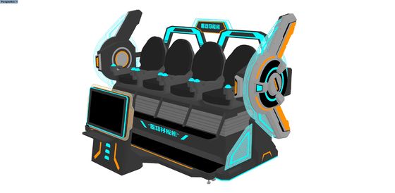 EĞLENCE Sineması 4 Koltuklu VR Sinema Simülatörü | Büyük Ön Ekranlı, Birleştirme Tasarımlı, DPVR Gözlüklü ve Dinamik Özel Efektli Çok Oyunculu 9D VR Hareketli Sürüş - SKYFUN Üreticisi