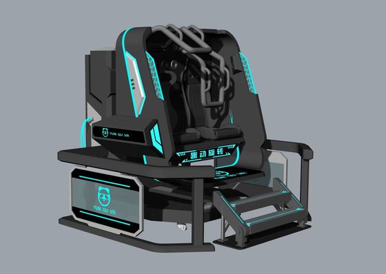 Eğlenceli Döner Yıldız 2 Koltuk VR Simülatörü. 360° Sonsuz Dönüş, Kompakt Tasarım, Özel Efektlerle 20 Oyun, DPVR E3S Gözlükleri ve 32 Inçlik Monitör