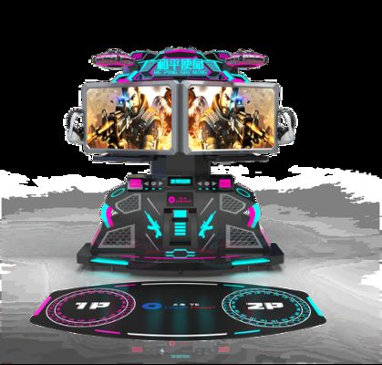 VR Barış Görevleri Çift Aşamalı Etkileşimli Platformu. Bağlı VR Savaşları, 100+ Oyun, Yüksek Çözünürlüklü VR kulaklığı, Etraf Ses, 42 inçlik Monitör