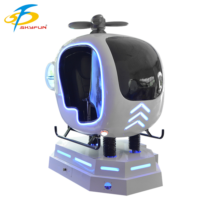 9 boyutlu VR Uçuş Simülatörü    Interactive Helicopter & Airplane VR Game, Multi-Degree Motion, Joystick Control, High-Definition VR Experience for Arcades