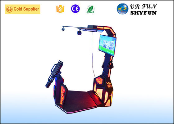 Siyah / Kırmızı HTC Vive Uçuş Simülatörü, Silah Çekim Sanal Oyun Simülatörü