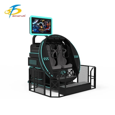 SKYFUN 360° Tam Dönümlü VR Hareket Simülatörü Sürüşü. Dinamik Platform, AR/VR Oyun İçeriği, 4K kulaklık, Hareket İzleme, Haptik Geri İleti ve Çok oyunculu Destek ile Sürükleyici Sanal Gerçeklik Sandalyesi