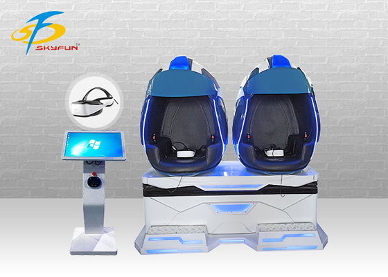 Çekim Oyunu ile çekici Eğlence Parkı VR Yumurta Sandalye + 9D VR Sinema