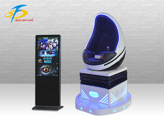 Eğlence Parkı VR Yumurta Koltuğu Büyük Dokunmatik Ekranlı Bir Yıl Garanti