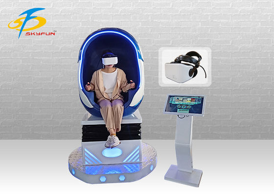Iş Mavi Renk 9D VR Yumurta Sandalye Ile 90 adet Filmler + 10 adet Oyunları