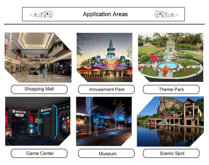 Eğlence Parkı Ekipmanları VR Slayt / Dinamik 9D Sanal Gerçeklik Sineması